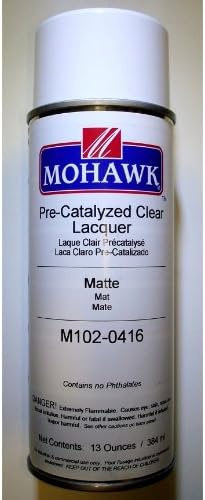 Mohawk Pre-Catalyzed Clear Lacquer, Matte Finish, M102-0416, 13 oz