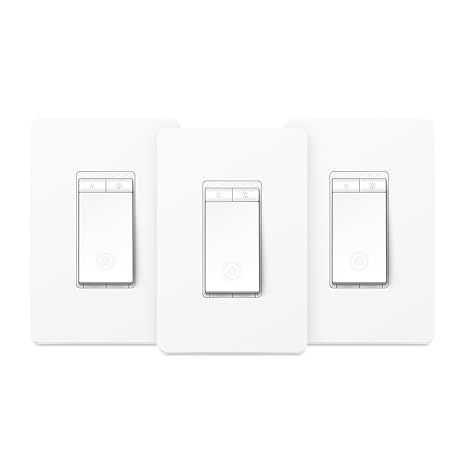 Kasa Smart Dimmer Switch HS220P3, Single Pole, Needs Neutral Wire