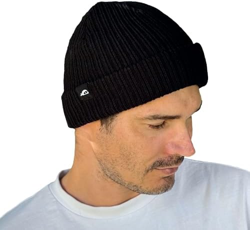 SUN NINJA Ski Beanie for Men & Women Ultra Soft, Lightweight, Warm Ribbed Knit Winter Hats for Cold Weather & Outdoor Use