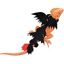 Lizard Costume for Bearded Dragon Geckos Night Dragon Reptile Apparel Accessories Photo Party (L)