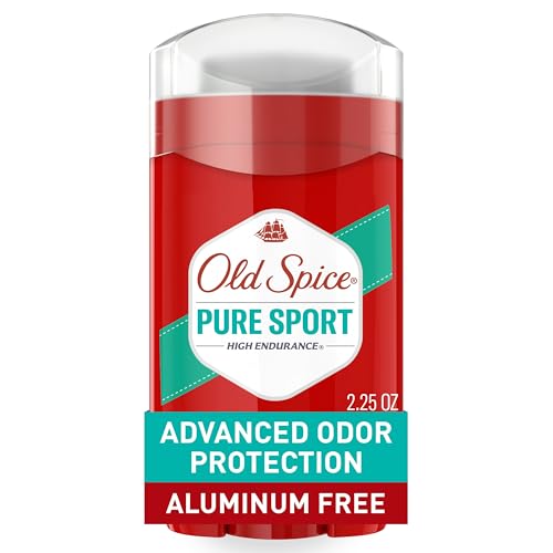 Old Spice High Endurance Deodorant for Men, Aluminum Free, Pure Sport Scent, 2.25 oz