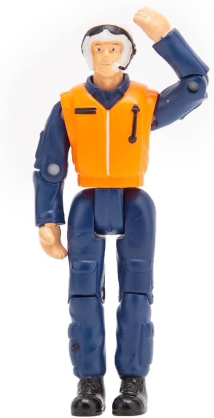 FunXylophy 1/18 Scale 3.75-Inch Joint Movable Pilot Figure Model