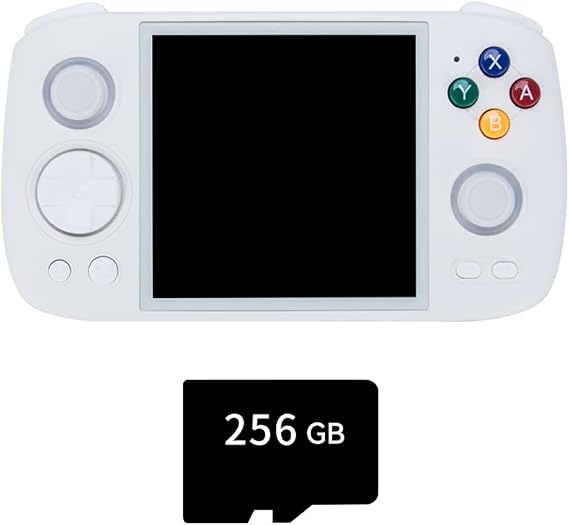 RG Cube Handheld Game Console 256G Card with 8000+Games,, 3.95-inch IPS Screen Android Arcade Unisoc T820 Processor Arcade Gaming Console, 8+128G Video Game Player