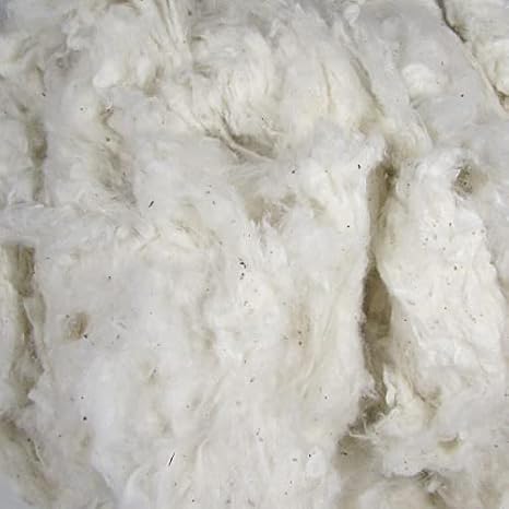 Organic Raw Cotton Fiber - USA Grown - Natural Color - by The Pound