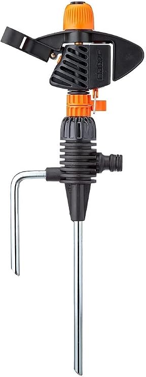 Claber 78160-17 8810/8707, Impact FS Rotating Lawn Sprinkler with Bracket