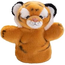 Hand Puppets Tiger Plush Animal Toys Dolls for Imaginative Pretend Play Storytelling Gifts for Kids Boys Girls