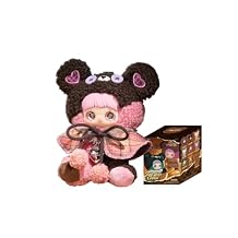 CALEMBOU Plush Blind Box Pendant, Kawaii Maymei Tiny Bear Cookie Series Stuffed Blind Box Keychain, Kawaii Mystery Vinyl Plush Bag Charms Collectible for Birthday Christmas