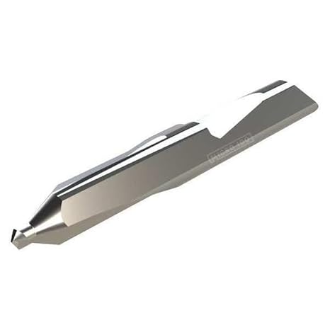 Micro 100 QDC-00X Combined Drill & Countersink - Quick Change, 118 Point Angle, 60 Included Angle, .025" Dia, .030" Flute Length, 3/16" Shank Dia, 2" OAL, AlTiN