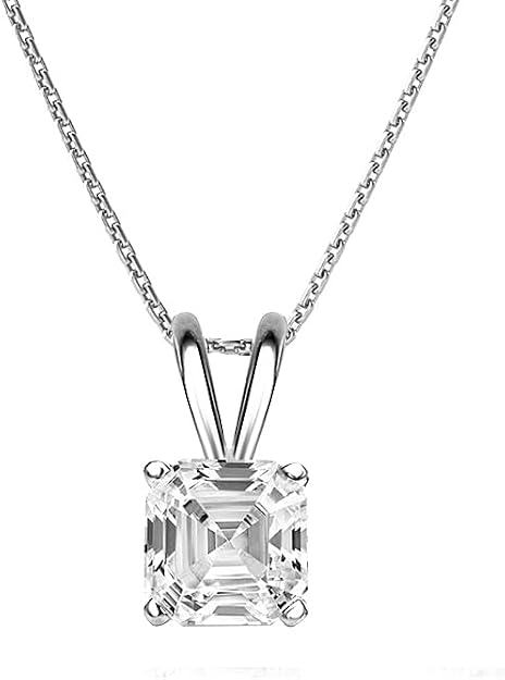 The Diamond Deal 1/4 Carat - 5 Carat | IGI Certified Lab Grown Diamond Pendant Necklace For Women | 14K White, Yellow Or Rose Gold | Lab Created Solitaire Lab-Grown Diamond Pendant Necklace