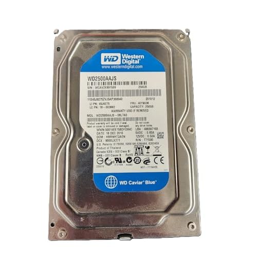 Western Digital 250 GB Caviar Blue SATA 3 Gbs 7200 RPM 8 MB Cache BulkOEM Desktop Hard Drive - WD2500AAJS