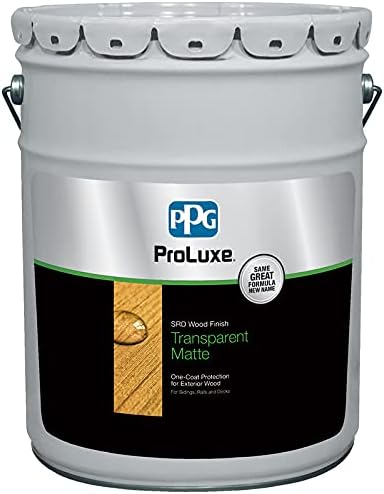 5 Gal ProLuxe SIK240-072 Butternut SRD NL One-Coat Protection for Exterior Wood, Transparent Matte