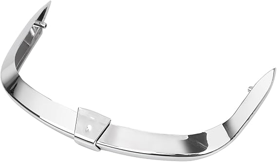 Chrome ABS Plastic Rear Fender Tip Mudguard Edge Trailing Trim for Harley Softail Deluxe FLSTN Model ONLY 2005-2017