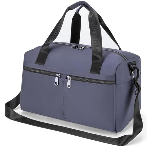 For United Airline 17x10x9 Inches Personal Item Underseat Travel duffle bag, ports Tote Gym Bag,Shoulder Weekender Overnight Bag Navy