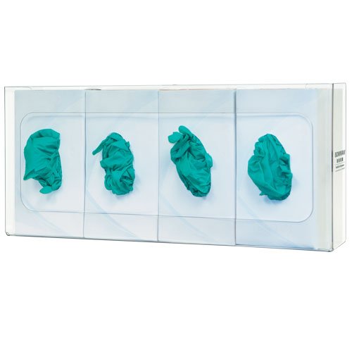 BOWMAN - Glove Box Dispenser - Quad 22.45W x 10.03H x 3.88D