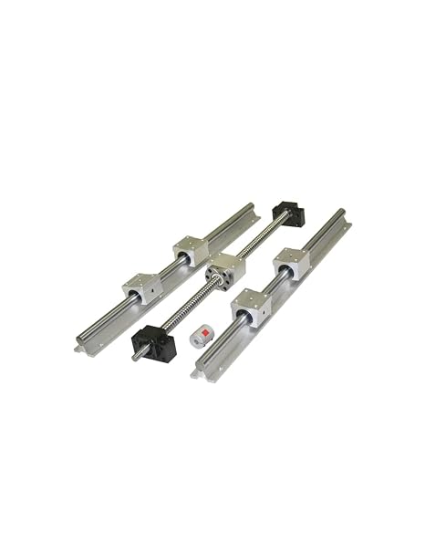 CNC Parts Set SFU3205 RM3205 1100mm 43.31in +2 SBR30 1100mm Rail 4 SBR30UU Block + BK25 BF25 End Supports + DSG32 Nut Bracket 14mm*20mm couplers for CNC