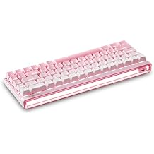 MCHOSE ACE68 Air Magnetic Switch Gaming Keyboard,65% Rapid Trigger Hall Effect Wired Mechanical Keyboard with Adjustable Actuation RGB Light Box HotSwap Gasket Snap Tap,8K Hz Polling Rate (Pink)