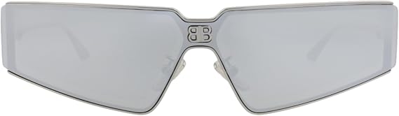 Balenciaga Square-Frame Metal Sunglasses