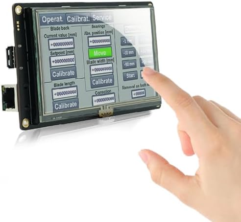 3.5 Inch Smart HMI TFT LCD Display Module with Controller + Program + Touch + UART Serial Interface + GUI Editor for Arduino ESP32 Project and Industry Equipment Control