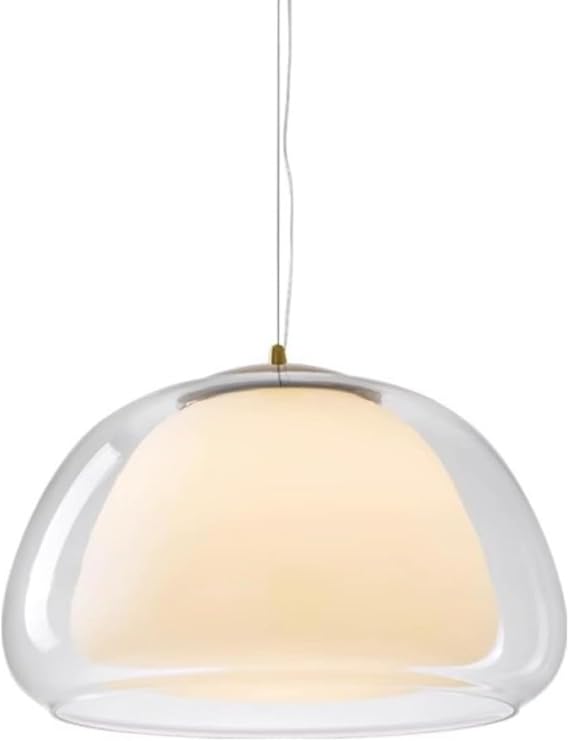 Creative Cream Wind Jelly Restaurant Bedside Pendant Lights,Nordic Simple Aisle Cafe Decorative Chandelier, Including LED 12 Watts Three-Color Light