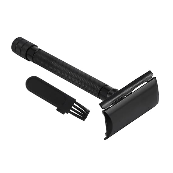 Double Edge Safety Razor for Men and Women Reusable Shaving Razor with Slip Handle for Smooth Shaves and Facial Contours Design Not