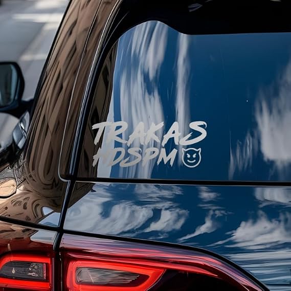 Your Decal Traka HDSPM Vinyl Decal Sticker UV & Water Proof Gift Souvenir Car Window Tumbler Bumper 6 Silver