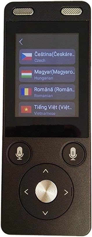 Portable Voice Translator Two-Way Electronic Dictionary 32 Multiple Languages Smart Interpreter,Business Travel Tool, Simultaneous Interpretation Automatic Translator -1250Mah Touch Screen Android 6.