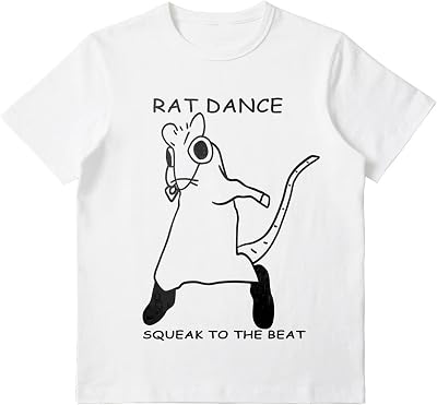 Mouse Graphic Tees Unisex Meme Shirt Cutecore Y2k Funny Cute Summer Tops Plus Size Short Sleeve Streetwear
