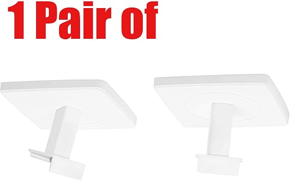 White Ceiling Bracket Mount Replacement for Bose OmniJewel Lifestyle 650 & 600 Home Theater System Speaker Wall/Ceiling Mount Holder (1 Pair)