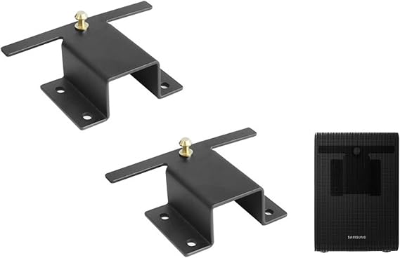 Aokicase Compatible with Samsung 9200 Speaker Holder Wall Mount SWA-9200 Speaker Stand Bracket Accessories Rack Holder for Home Speaker Systems (Black, SWA-9200) 2 Pieces