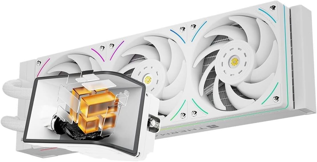 ThermalRight Wonder Vision 360 UB ARGB White 360mm Intel-AMD Uyumlu İşlemci Sıvı Soğutucu