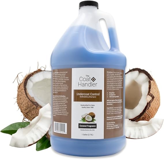 The Coat Handler Deshedding Dog Shampoo for Shedding, Undercoat, 1 Gallon