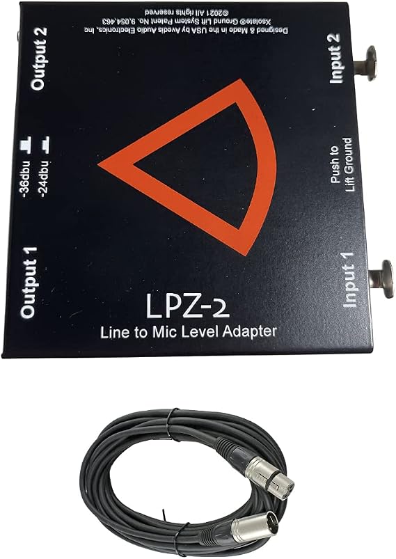 LPZ-2 Line to Mic Level Adapter