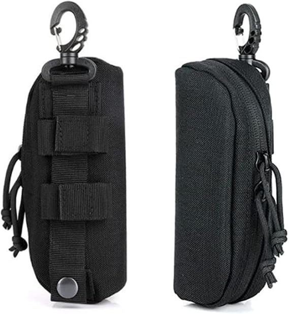 Tactical MOLLE Shockproof Protective Eyeglasses Case Box with Belt Clip