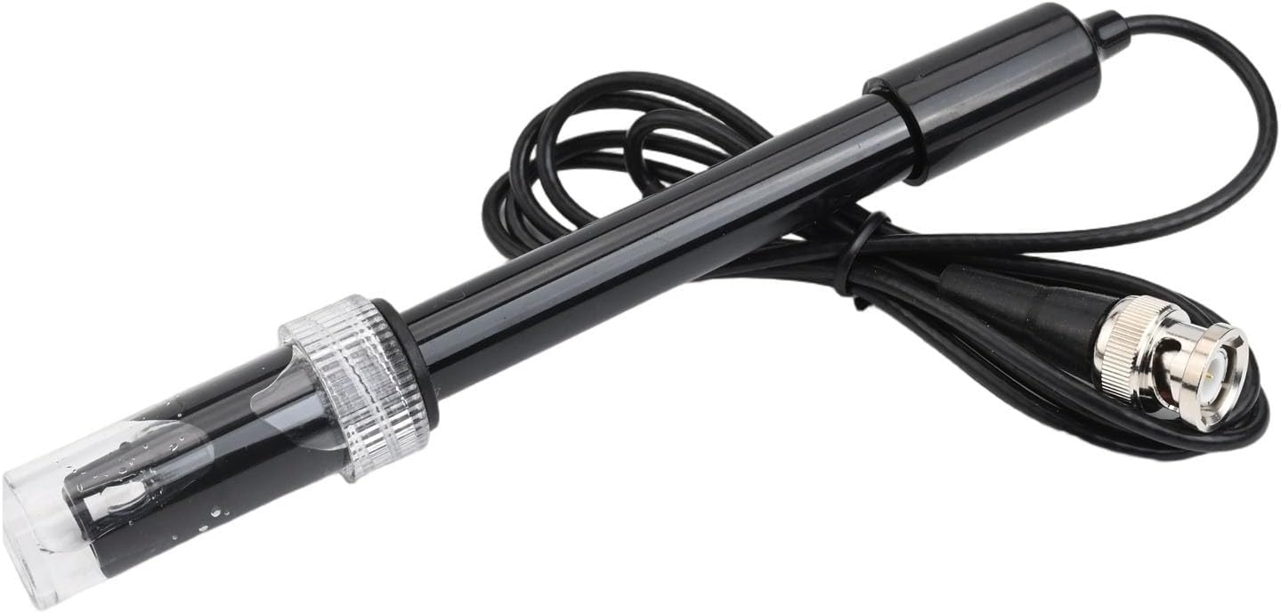 014 pH Probe for BNC Devices, Accurate 0 00 14 00 pH Measurement Range, 115 cm Cable for Convenient Testing in Diverse Environments