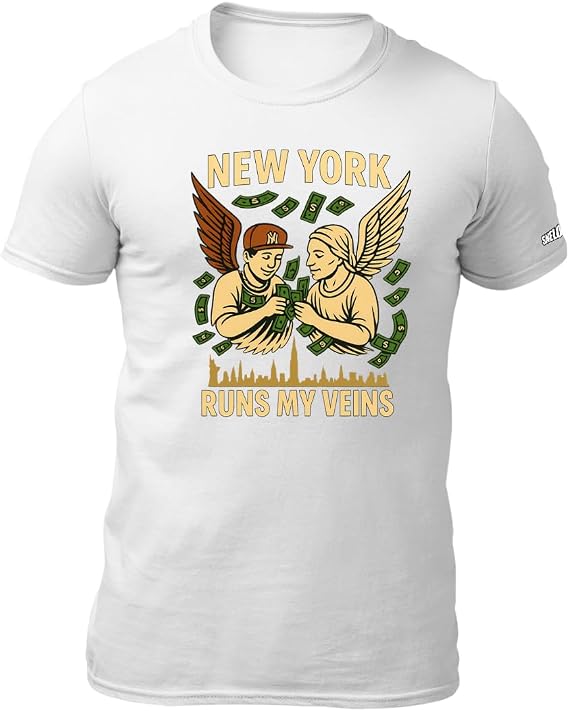 SNELOS Urban Angels City Series T-Shirt Berlin, LA, NYC | Vintage Streetwear Tee for Sneakerheads & Hip-Hop Culture