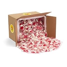 Heart Lollipops by Candy Creek, Bulk 18 lb. Carton, Strawberry Cream Wedding Favors Candy, nut free