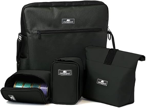 Sleepypod Go Bag | Travel Bag for Pets and Pet Parents (Jet Black)