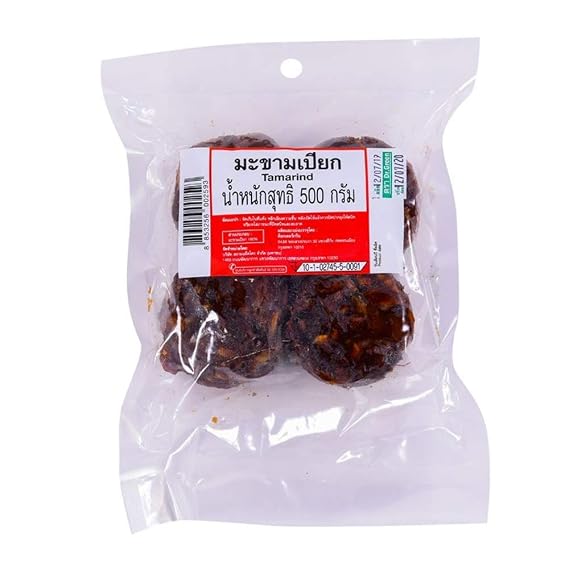 Pure Tamarind,Organic Fresh Healthy Dietary Tamarind Without Seeds 500g