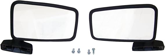 Crown Automotive Mirror Set Body, Black