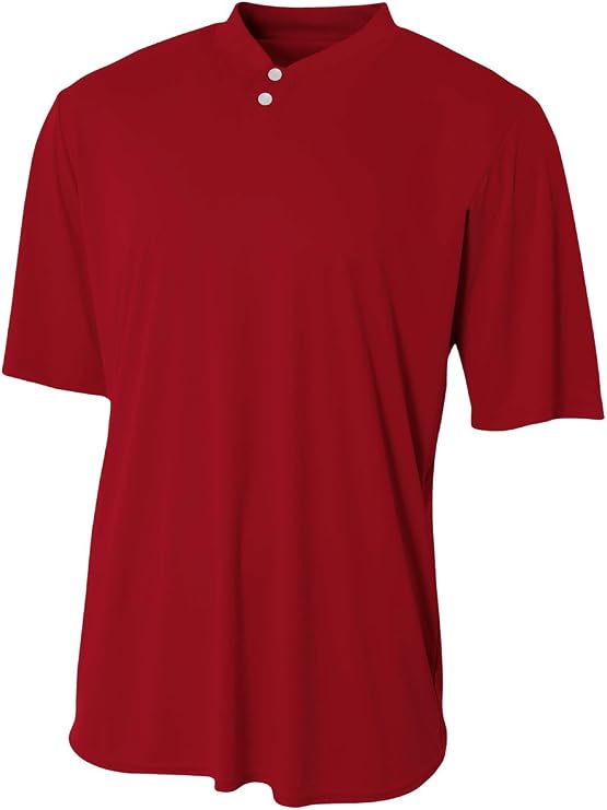 A4 Men's Tek 2-Button Henley