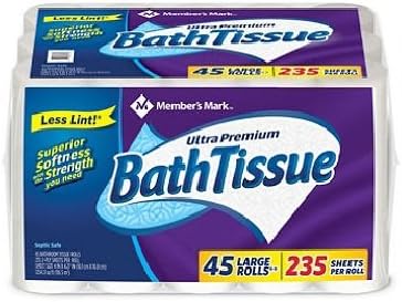 Member's Mark Ultra Premium Bath Tissue, 2 ply (235 sheets, 45 rolls)