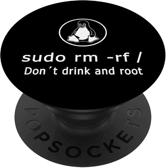 Linux sudo rm -rf/Linux admin PopSockets Adhesive PopGrip