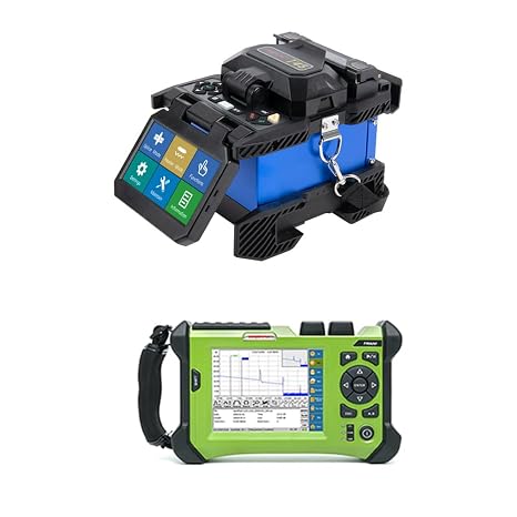 ORIENTEK T45 Fiber Optic Fusion Splicer with TR600 SV20A SM OTDR 1310/1550nm 32/30dB + Optic Power Meter +Optical Light Source+Visual Fault Locator DHL FedEx UPS