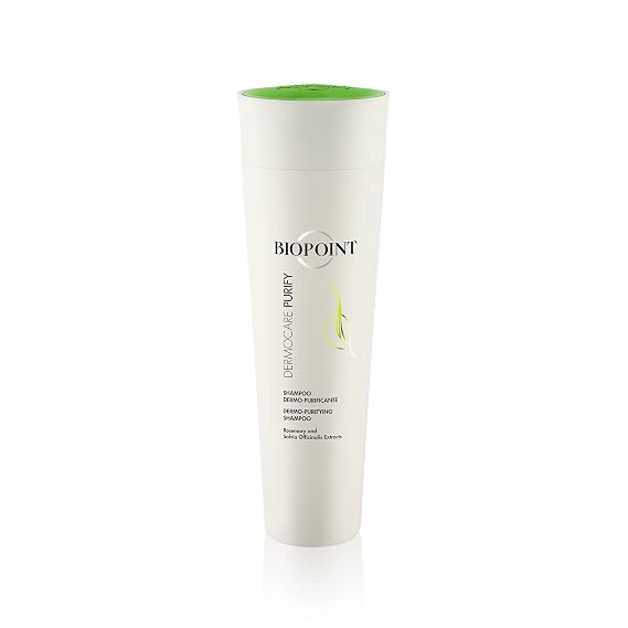 BIOPOINT Clarifying Shampoo for Greasy Scalp - Oily Hair Purifier and Build-up Remover, Sebum Normalizing and Delicate Cleansing