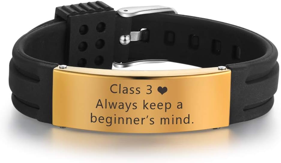JewelOra Personalized Mens Stainless Steel Bracelets Custom Names Couple Bracelet Adjustable Alert Bracelets