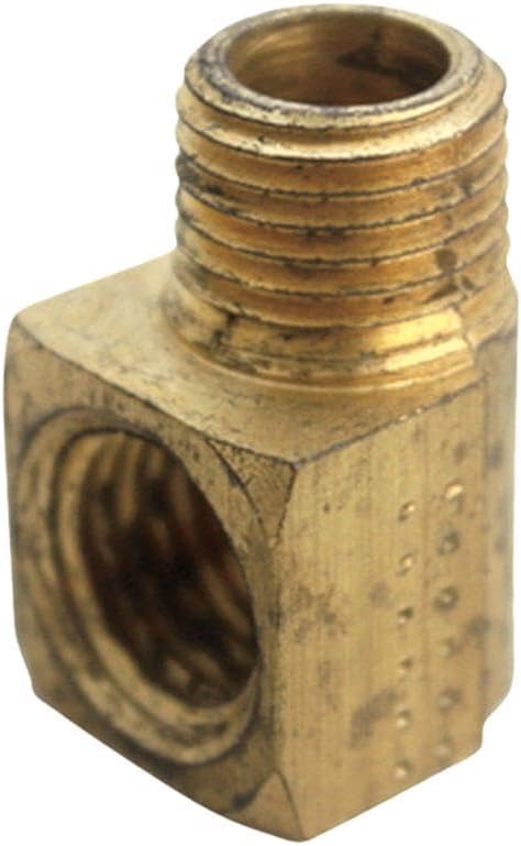 Homeplus+ 1/8 in. FPT X 1/8 in. D MPT Brass 90 Degree Street Elbow