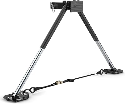 New Upgraded RV Hitch Stabilizer for 2 Receivers, Adjustable RV Hitch Mount Stabilizer, Camper Rear Hitch Stabilizer Reduces Trailer Shaking & Sway Patent