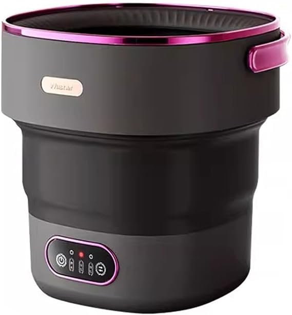 Portable Mini Washing Machine, Small Washing Machine, 19L Large Capacity Underwear Washer, for Underwear, Baby Clothes Socks and Small Items, Apartments, Dorm,RV(Black)