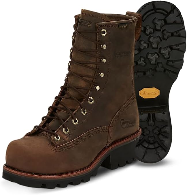 Chippewa Steel Toe Logger Boots