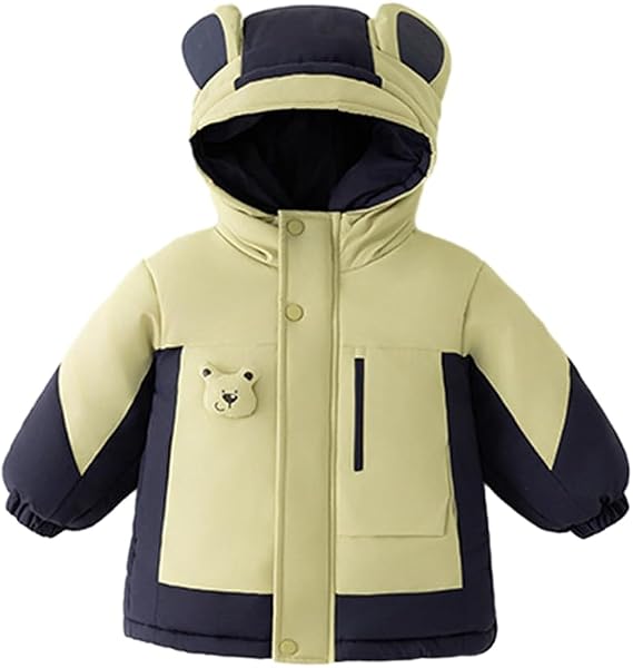Toddler Kids Girls Boys Winter Clothes Warm Puffer Jacket Thickened Hooded Waterproof Winter Down Coat